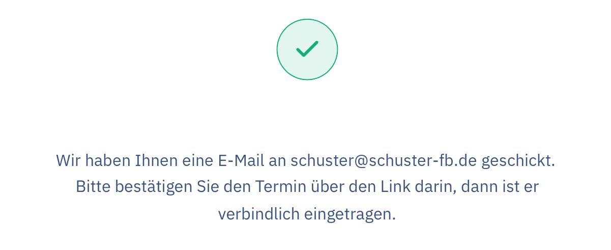 Automatische Bestätigung mit Kalenderdatei